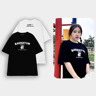 Baekhyun tee - áo thun exo unisex oversize 2 màu đen/trắng