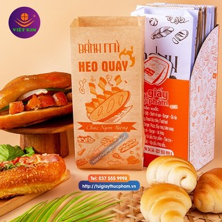 500 túi bánh mì heo quay có xếp ly - bánh mì heo quay giòn truyền thống
