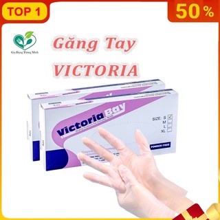 Hộp 100 găng tay nấu ăn siêu dai VICTORIA Cao Su Làm Bếp Chất Liệu TPE ,Làm Bếp Nấu Ăn