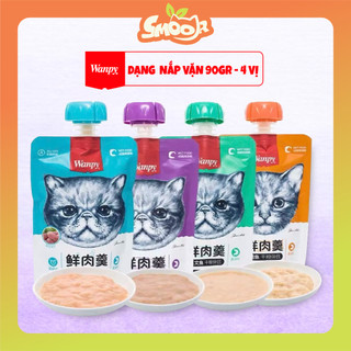 Súp thưởng Wanpy nắp vặn 90g - Pate WANPY HAPPY 100 mèo)