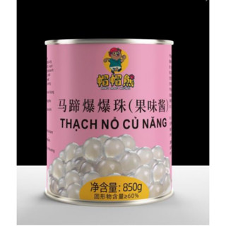 Thạch Nổ Củ Năng MaoMao - Lon 850gr - Topping Trà Sữa