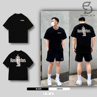 Áo Thun Unisex Local Brand SIMPLE "E" Form Oversize Cotton 100% RAVIGSFEN.
