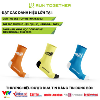 Tất Vớ Thể Thao Nam Nữ Chạy Bộ Chính Hãng Run Together Cotton Thấm Hút Mồ Hôi | Mẫu 01