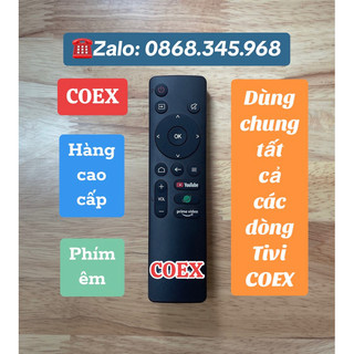 Remote điều khiển tivi coex