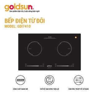 Bếp đôi điện từ Goldsun GDI7410