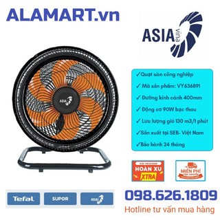 Quạt sàn ASIA TURBO PLUS - VY636891 - 90W - Đen cam