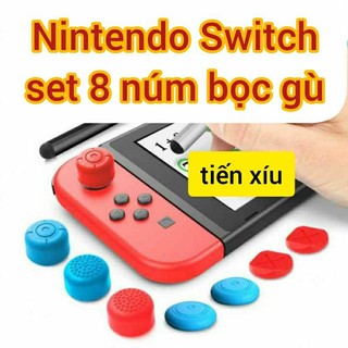 Bộ 8 núm bọc cần Joycon Nintendo Switch Analog / SteamDeck/GPD Win4 chụp cần nintendo switch joycon