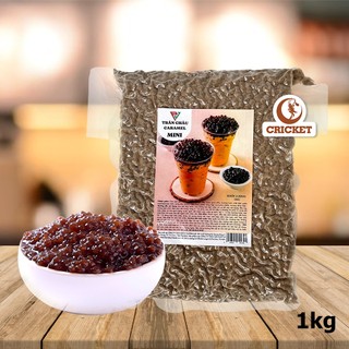 Trân Châu Đen Mini Túi 1kg - Trân Châu baby caramel thơm ngon dai dẻo, nấu ủ nhanh gọn