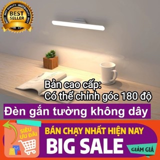 Đèn học đọc sách không dây gắn tường, đèn gắn tủ