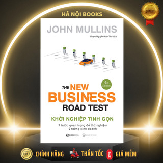 Sách - khởi nghiệp tinh gọn - tác giả john mullins - saigonbooks