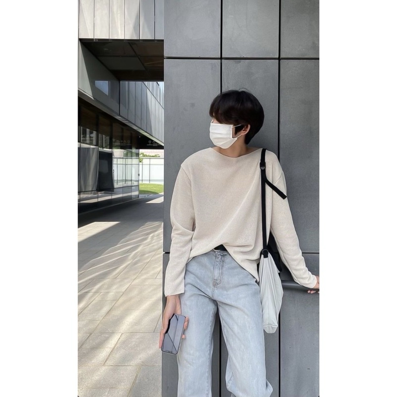 JEANS XANH TRƠN BAGGY - Quần jeans ống suông rộng form hàn quốc unisex basic halo kaki | BigBuy360 - bigbuy360.vn
