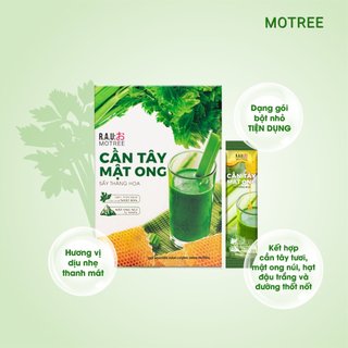 Cần tây mật ong motree detox cơ thể - hộp 14 gói