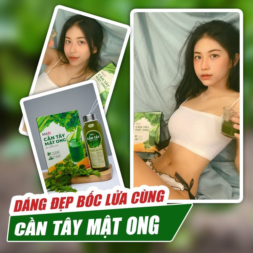 Cần tây mật ong MOTREE giúp giữ dáng thon gọn