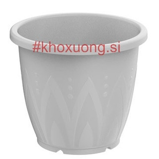 Chậu nhựa Tròn có vành chắc rất chắc chắn. chậu tròn dạng cao