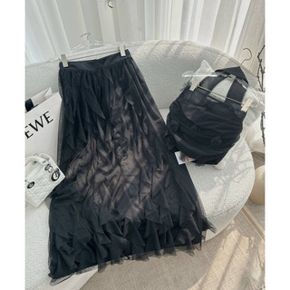 MAXI ĐEN BÈO XẺ TÀ 🤍🖤