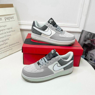 Giày thể thao xám lông chuột phối đồ_Giày sneaker Xám đen nam hot trend nam nữ 2024