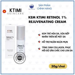 [Chính hãng KTIMI] Kem chống lão hóa da, xóa nhăn RETINOL 1% KTIMI – Miền Thảo Mộc
