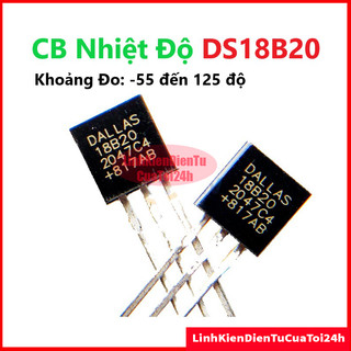 Cảm biến nhiệt độ ds18b20 - khoảng đo -55 đến 125 độ