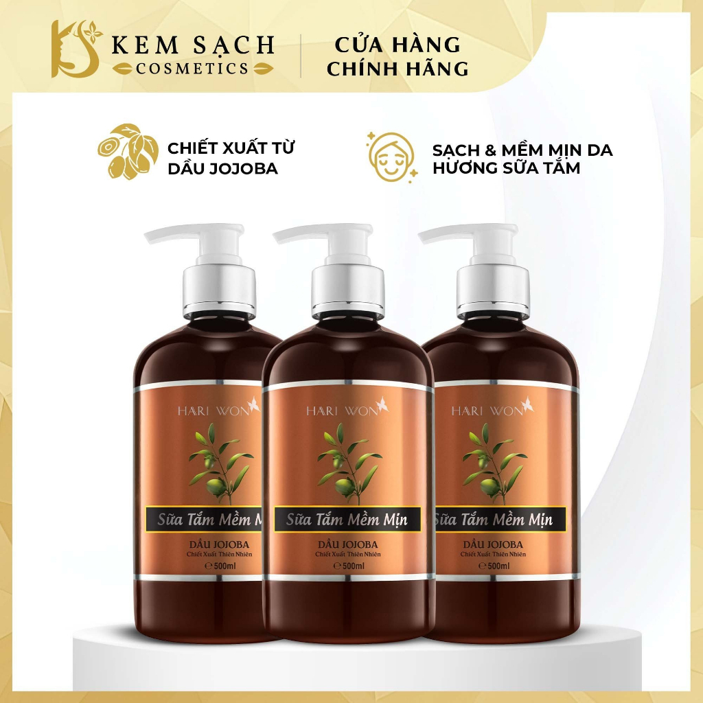 Combo 3 chai Gel tắm hoặc sữa tắm Hari won NAGOLAN