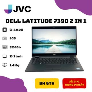 Laptop xách tay Dell Latitude 7390 2 in 1 Core i5-8250U RAM 8GB SSD 256GB 13.3" FHD Touch  Win 10Pro