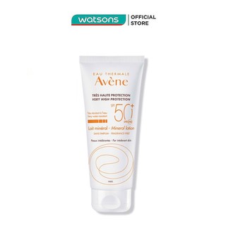 Kem Chống Nắng Avene Vật Lý SPF 50+ Cho Da Nhạy Cảm 100ml