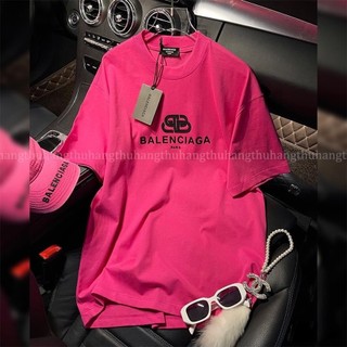 Áo phông rộng nữ màu Hồng sen tay lỡ giấu quần Chữ dập nổi Ba len, cotton 100% thoáng mát, co giãn 4 chiều, mềm mịn.