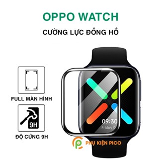  Dán màn hình Oppo Watch 41mm 46mm full màn hình đồng hồ kính cường lực trong suốt 
