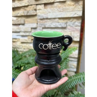 Bộ tách + bếp đun cafe mẫu cao