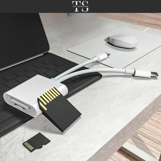 Đầu đọc thẻ nhớ Lightning, Type-C hai khe cắm Micro SD, SD