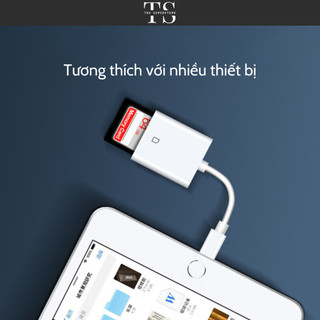 Đầu đọc thẻ nhớ Lightning, Type-C hai khe cắm Micro SD, SD