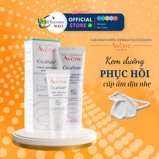Kem dưỡng avene cicalfate +cream, phục hồi da - avene kem dưỡng dịu da lành tính- kem phục hồi da 40- 100ml unipharma