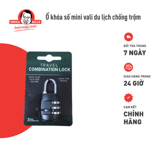 Ổ khóa số mini vali du lịch chống trộm Uncle Bills RG0321