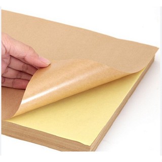 Giấy Decal, đề can da bò A4, A5 100 tờ/ tập