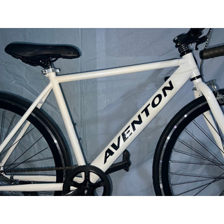 Xe đạp Fixed single - AVENTON - White and Black