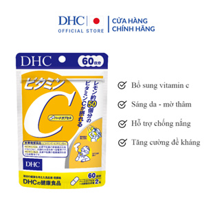 Viên uống bổ sung vitamin C DHC sáng da, mờ thâm