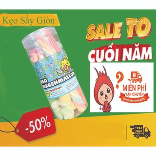  HỘP KẸO MIX MARS LỚN SẤY GIÒN - KẸO KHÔNG CHUA ăn vặt siêu ngon KKC hàng chuẩn loại 1 