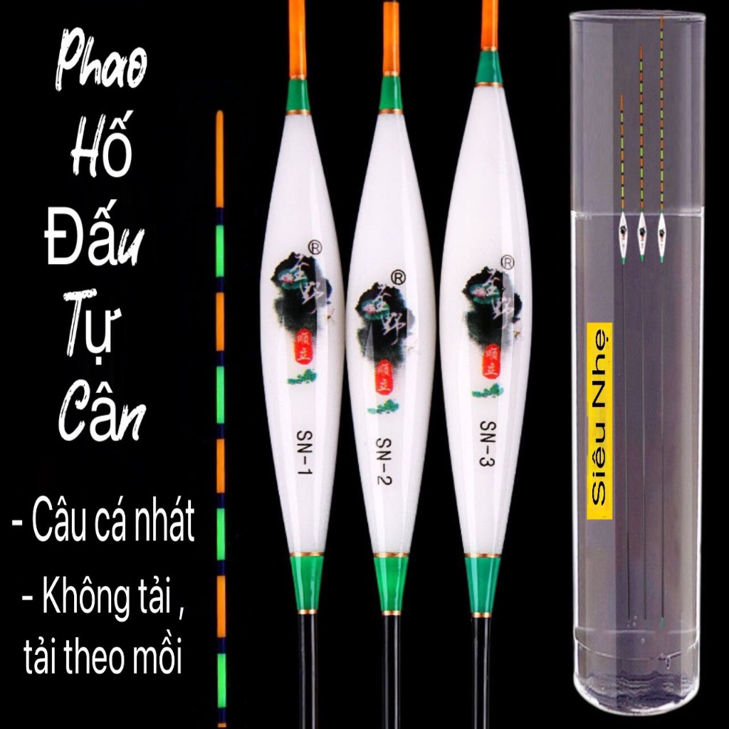 Phao Hố đấu tự cân không chì 3 9 15 nấc