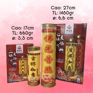 Đèn ống sáp bơ cúng dường, Ống bơ cháy 3 ngày, 7 ngày, đốt được 1 tuần