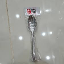 Set 10 muỗng thìa ăn cơm inox sáng bóng