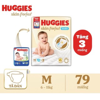 Bỉm/Tã dán Hucggies M76,L68,Xl60