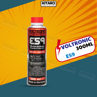 Phụ gia nhớt Voltronic E59 ceramic bảo vệ động cơ chai 300ml dành cho ô tô, xe máy