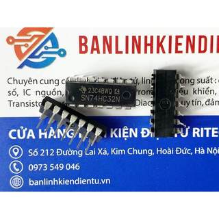 Sn74hc32n, 74hc32n, 74hc32 ic số 4 cổng or 2 đầu vào texas dip-14