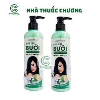 Dầu Gội Bưởi Lucky Star giúp tóc đen mượt, mọc tóc chai 250ml