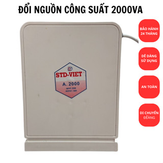 Bộ đổi nguồn 1000VA,1500VA,2000VA,3000VA- Biến áp tự ngẫu nguồn vào 220v ra 100V bảo hành 24 tháng, hộp vuông mẫu mới