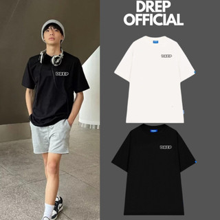 Áo Thun Tay Lỡ Unisex Premier 100% Cotton - DREP T01 Brand Chính Hãng , hàng chuẩn cao cấp , full tag mác DREP OFFICIAL