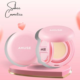 Phấn nước Amuse Dew Power Vegan Cushion SPF50+ g mới che phủ tốt bền màu 24h, Cushion Amuse Hàn Quốc Cao Cấp