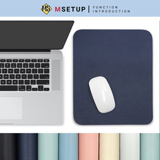 Miếng Lót Chuột Bằng Da PU Chống Nước Nhiều Màu