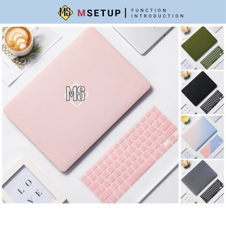 (Uplate 2024) Combo Ốp Macbook Tặng Kèm Lót Phím Màu Pastel  (Tặng Nút Chống Bụi & Kẹp Chống Gẫy Sạc )