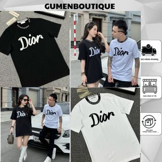  Áo Thun Nam Đì Or In Chữ Mặt Trước Với Viền Quanh Cổ Chất Cotton Mát - Áo Thun Nam Đì Or Thích Hợp Mắc Đôi