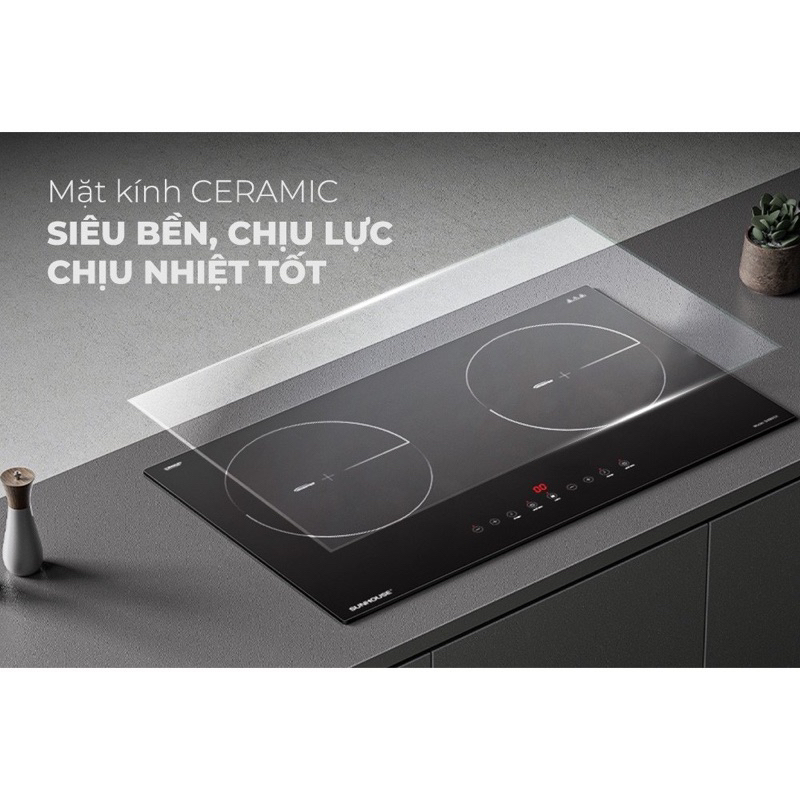 Bếp từ đôi Sunhouse SHB8101 bảo hành 03 năm chính hãng